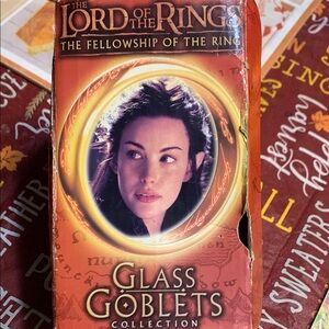 2001 Lord of the Rings Glass Goblets Collection. Arwen the Elf